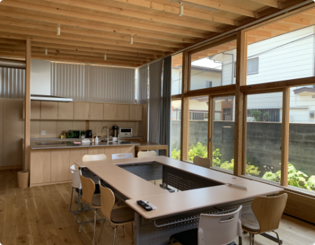 「幸手のはなれ」のキッチン